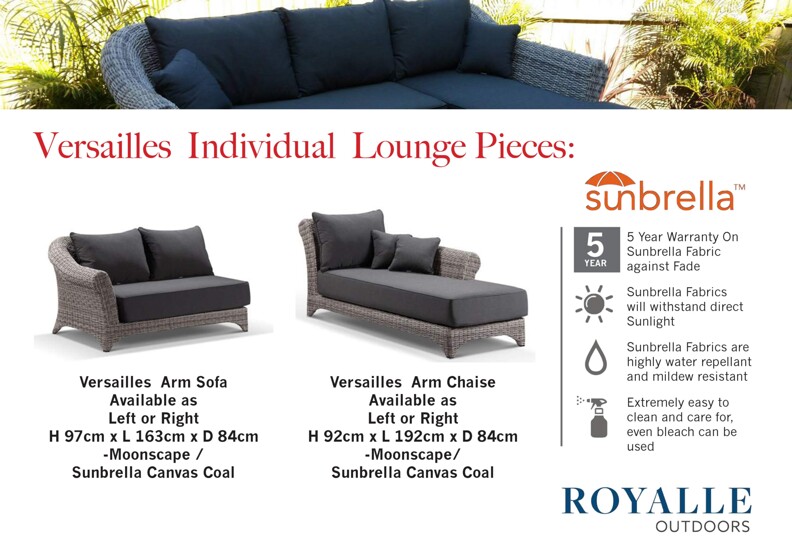 Outdoor Elegance catalogue in Melbourne VIC | Versailles Lounge | 13/05/2022 - 29/02/2024