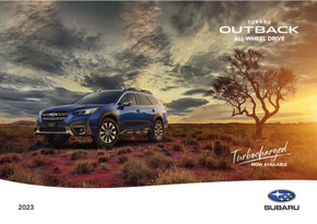 Subaru catalogue | Outback 2023 | 29/09/2022 - 31/12/2023