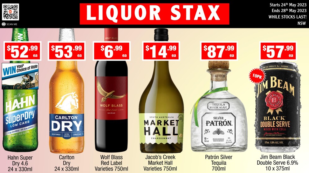 Liquor Stax Sydney - 292 Stanmore Rd | Specials & Opening hours