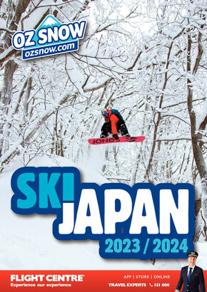 Flight Centre catalogue | Ski Japan 2023/2024 | 02/06/2023 - 31/12/2024