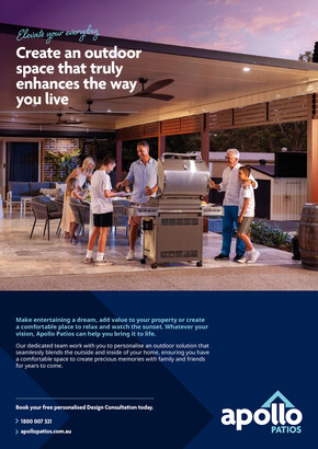 Apollo Patio's catalogue in Melbourne VIC | Elevate Your Everyday | 14/06/2023 - 29/02/2024