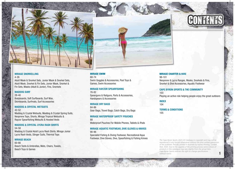 Cape Byron Sports catalogue | 2023-24 Watersport & Outdoor Adventure Catalogue | 03/07/2023 - 31/12/2024