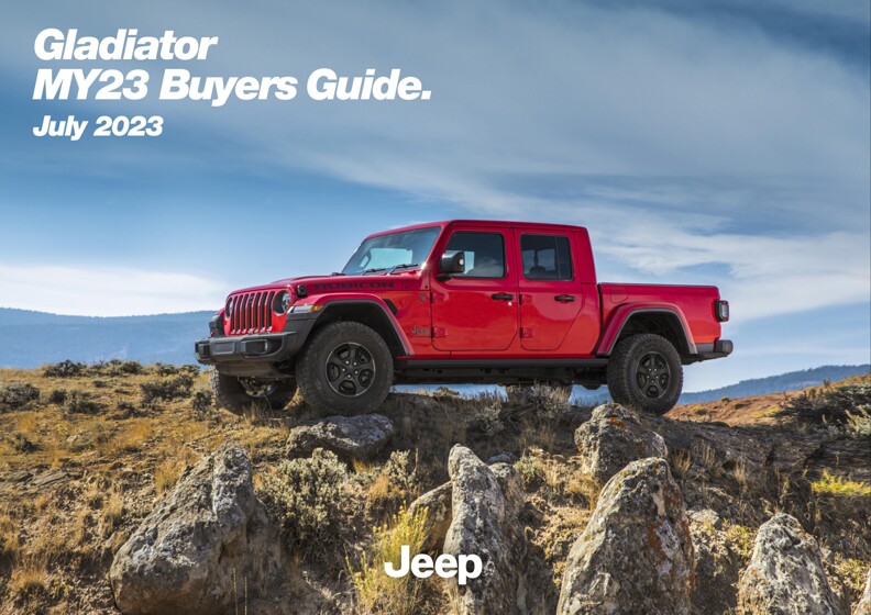 Jeep catalogue | Gladiator | 20/07/2023 - 31/12/2023