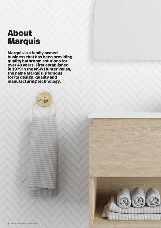 Beaumont Tiles catalogue in Adelaide SA | Marquis Vanity Exclusives | 25/08/2023 - 31/12/2023