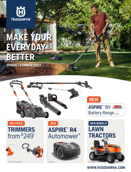 Husqvarna catalogue | Spring | Summer 2023 | 01/09/2023 - 29/02/2024