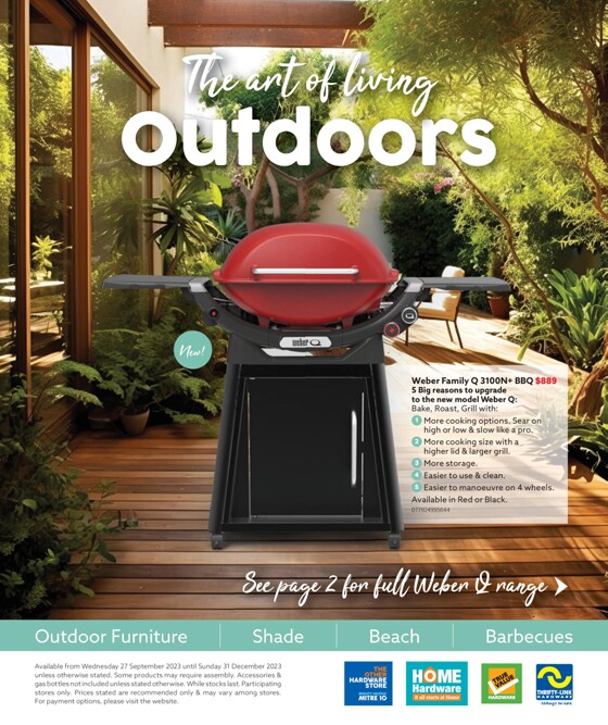 Mitre 10 catalogue in Adelaide SA | The Art Of Living Outdoors | 27/09/2023 - 31/12/2023