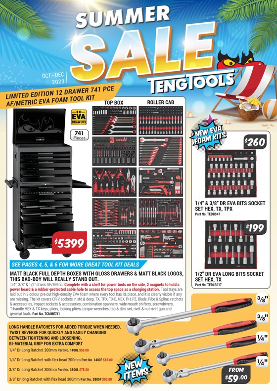 Teng Tools catalogue | Summer Sale | 01/10/2023 - 22/12/2023