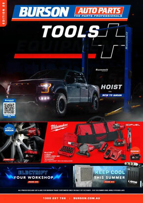 Burson Auto Parts catalogue | Edition 26 Tools | 04/10/2023 - 31/12/2023
