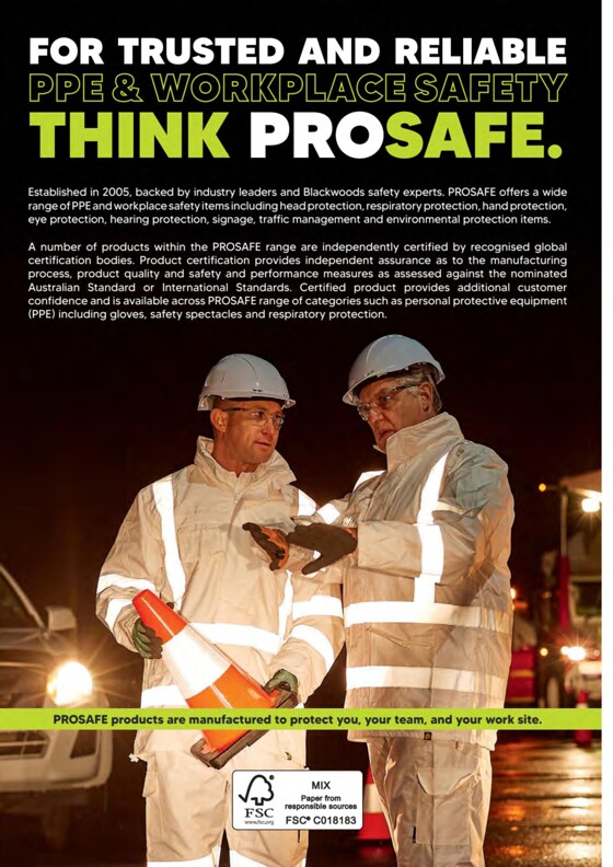 Blackwoods catalogue in Brisbane QLD | Ppe & Workplace Safety Catalogue 2023_24 | 04/10/2023 - 31/12/2024