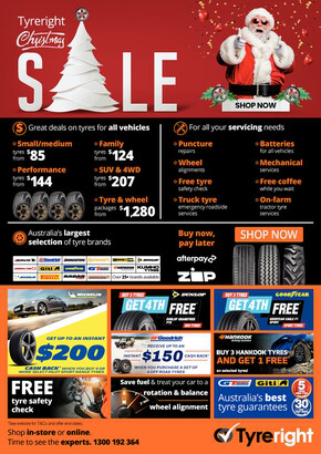 Tyreright catalogue | Christmas Sale 2023 | 01/11/2023 - 31/12/2023