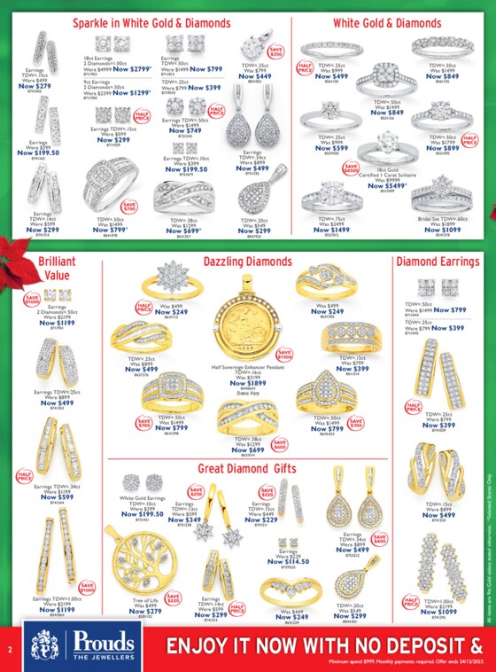 Prouds catalogue in Melbourne VIC | Early Christmas Savings | 23/10/2023 - 24/12/2023