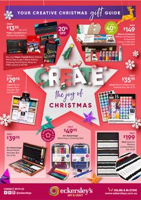 Eckersley's Art & Craft catalogue | Christmas Gift Guide | 01/11/2023 - 01/01/2024