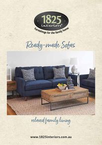 1825 Interiors catalogue in Queanbeyan NSW | Ready Made Sofas | 03/11/2023 - 31/05/2024