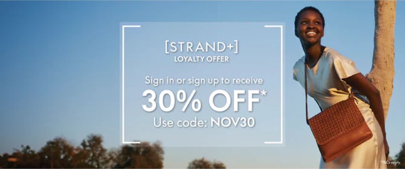 Strandbags catalogue | Loyalty Offer | 07/11/2023 - 07/12/2023