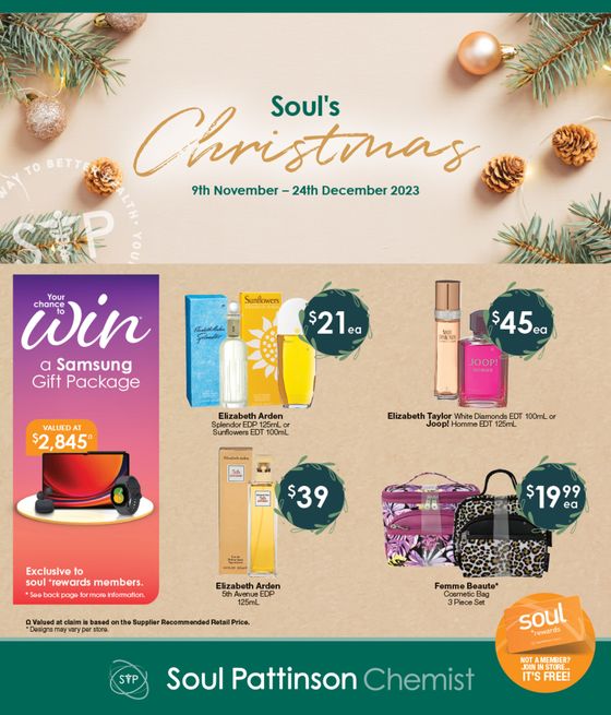 Soul Pattinson Chemist catalogue | Soul's Christmas | 09/11/2023 - 24/12/2023