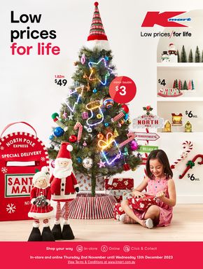 Kmart catalogue in Bankstown NSW | Christmas Launch 2 - Low Prices For Life | 23/11/2023 - 13/12/2023