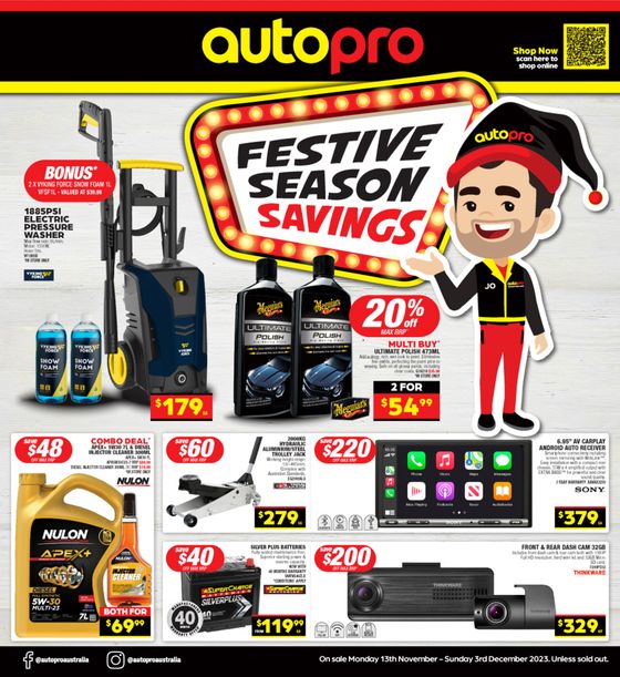 Autopro catalogue | Festive Season Savings | 13/11/2023 - 03/12/2023