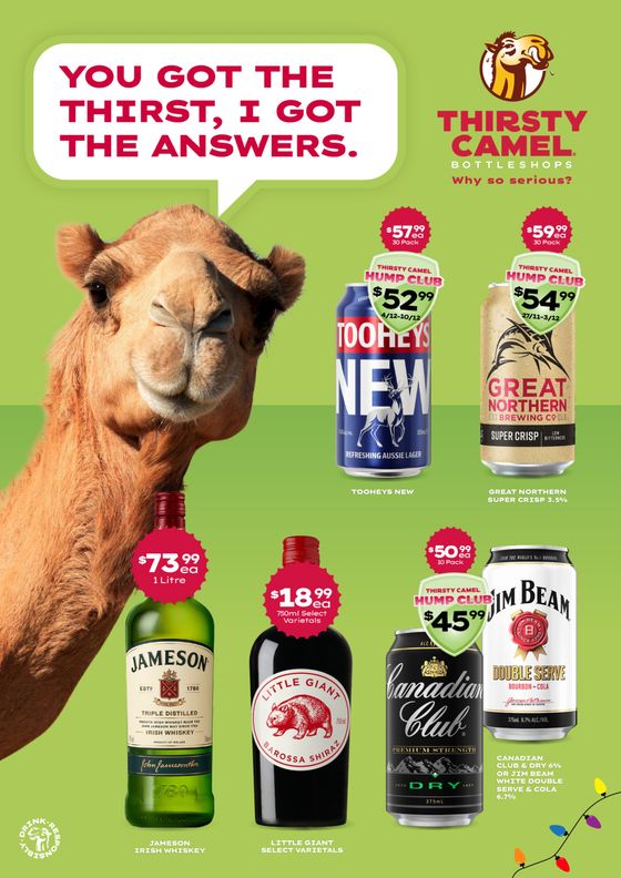 Thirsty Camel catalogue | Summer Sale 27/11 | 27/11/2023 - 10/12/2023