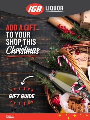 IGA Liquor catalogue | Add A Gift To Your Shop This Christmas 22/11 | 22/11/2023 - 05/12/2023