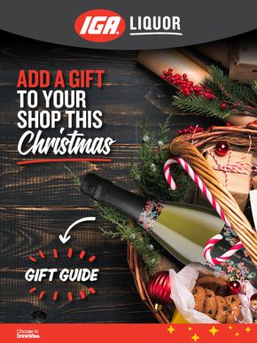 IGA Liquor catalogue in Bairnsdale VIC | Add A Gift To Your Shop This Christmas 22/11 | 22/11/2023 - 05/12/2023