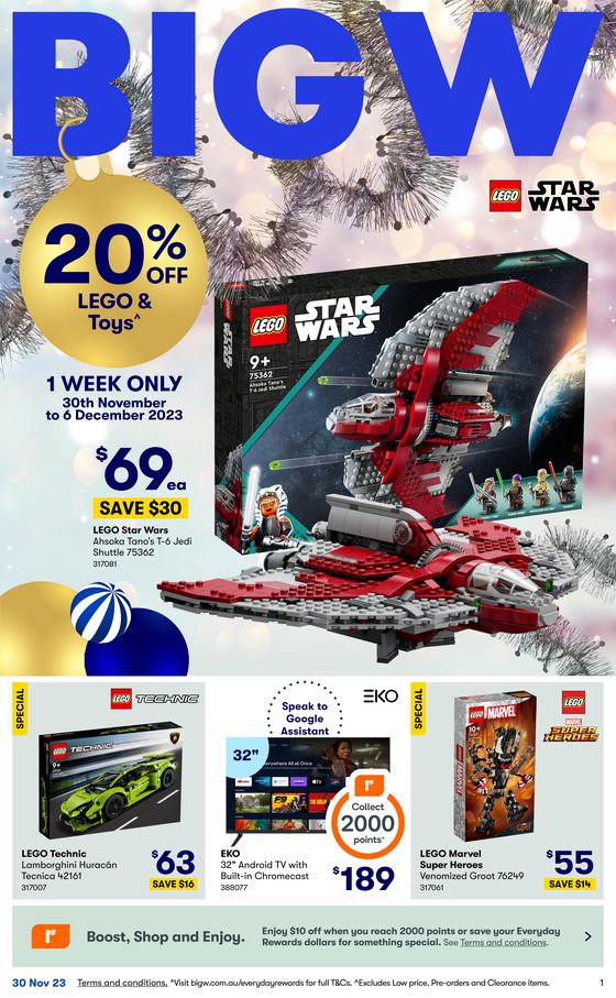 BIG W catalogue in Melbourne VIC | Make Their Christmas Wishes Come True 30/11 | 30/11/2023 - 13/12/2023