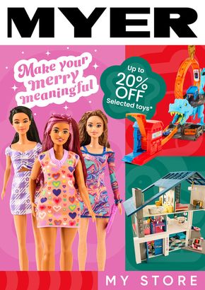 Myer catalogue | Make Your Merry Meaningful - Christmas Toys | 30/11/2023 - 23/12/2023