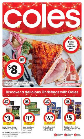 Coles catalogue in Berri SA | Great Value. Hands Down. - 29th November | 29/11/2023 - 05/12/2023