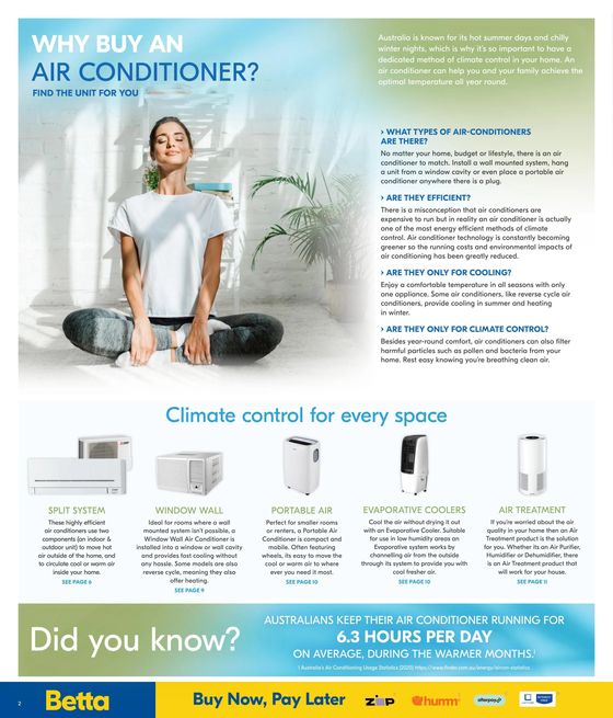 Betta catalogue in Brisbane QLD | Air Con Buying Guide 2023 | 24/11/2023 - 31/12/2023