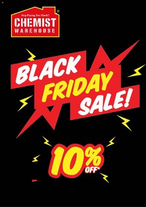 Black Friday offers | Black Friday Sale! in Chemist Warehouse | 24/11/2023 - 29/11/2023