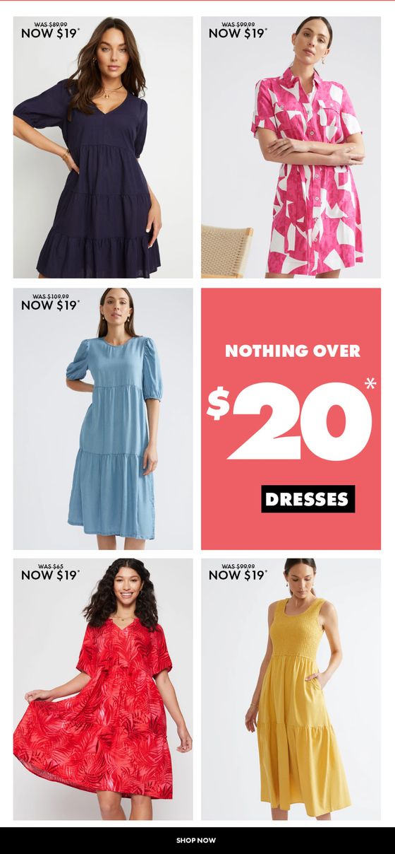 Crossroads catalogue in Sydney NSW | Under $20: Your New Favourite Dress | 27/11/2023 - 04/12/2023