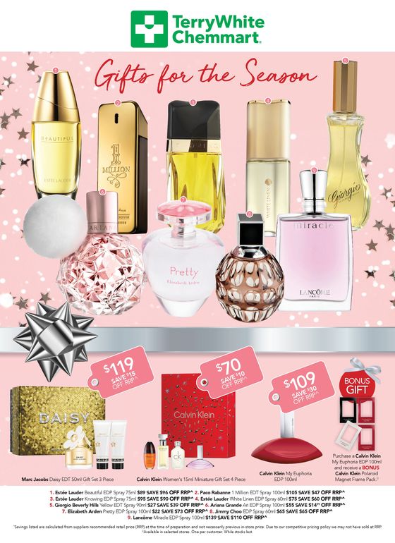 TerryWhite Chemmart catalogue in Melbourne VIC | Real Deals This Christmas - Beauty Extra | 30/11/2023 - 24/12/2023