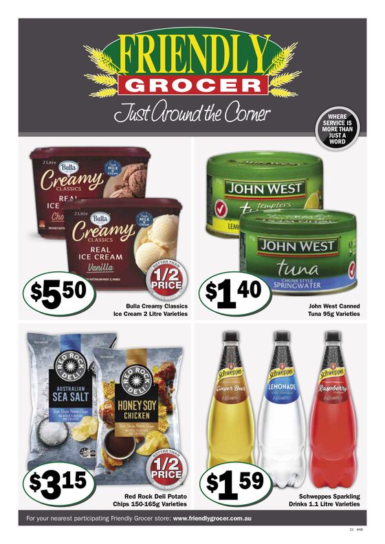 Friendly Grocer catalogue | Just around the corner | 01/12/2023 - 05/12/2023