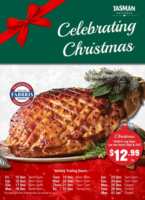 Tasman Butchers catalogue in Melbourne VIC | Celebrating Christmas  | 30/11/2023 - 24/12/2023