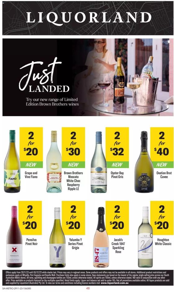 Liquorland catalogue in Adelaide SA | Weekly Specials | 01/12/2023 - 05/12/2023