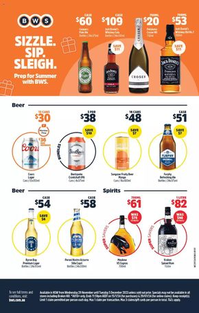 BWS catalogue in Melbourne VIC | Weekly Specials  | 01/12/2023 - 05/12/2023