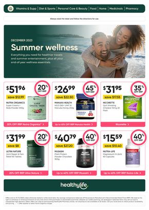 Super Pharmacy catalogue | December 2023 Summer Wellness | 01/12/2023 - 31/12/2023