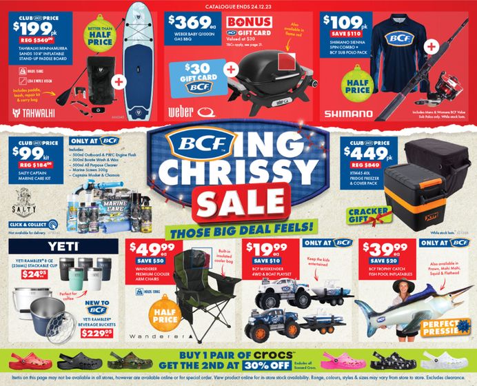 BCF catalogue in Adelaide SA | BCFing Chrissy Sale | 01/12/2023 - 24/12/2023