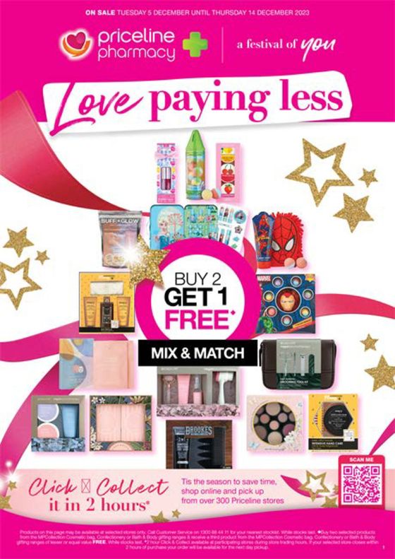 Priceline catalogue in Adelaide SA | Love Paying Less | 05/12/2023 - 14/12/2023