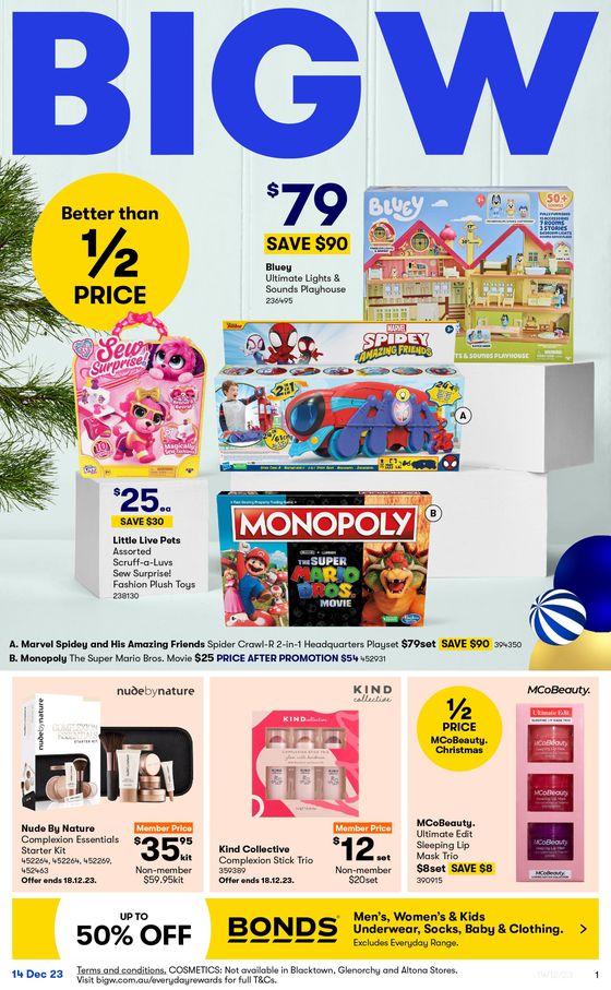 BIG W in Yeppoon, Christmas Catalogues & Sale