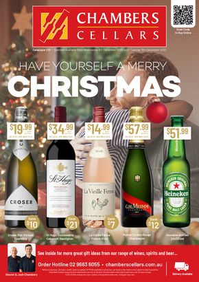Chambers Cellars catalogue | Have Yourself A Merry Christmas | 06/12/2023 - 19/12/2023