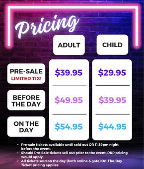 Adventure World catalogue | AW Nights Pricing | 03/01/2024 - 31/12/2024