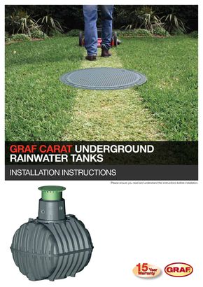 Reece catalogue in Mandurah WA | GRAF Carat Underground Rainwater Tanks | 22/01/2024 - 31/12/2024