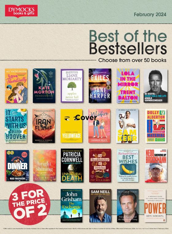 Dymocks catalogue in Melbourne VIC | Best Of The Bestsellers | 30/01/2024 - 26/02/2024