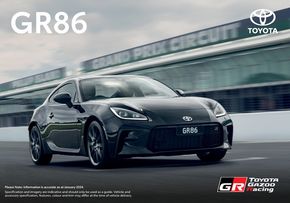 Toyota catalogue in Shellharbour NSW | Toyota GR 86 | 30/01/2024 - 30/01/2025