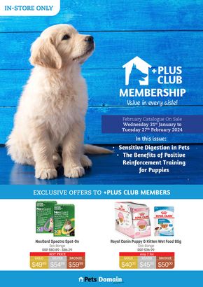 Pets offers in Sydney NSW | Pets Domain Monthly Catalogue in Pets Domain | 31/01/2024 - 27/02/2024