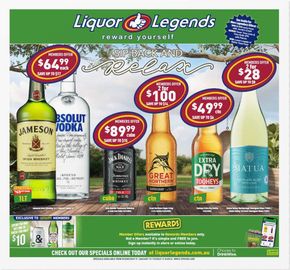Liquor offers in Adelaide SA | Sip Back & Relax in Liquor Legends | 31/01/2024 - 12/03/2024