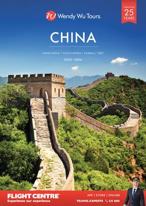 Travel & Outdoor offers in Canberra ACT | Wendy Wu Tours China 2023-2024 in Flight Centre | 01/02/2024 - 31/12/2024