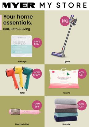 Department Stores offers in Sydney NSW | Your Home Essentials- Softgoods in Myer | 13/02/2024 - 03/03/2024