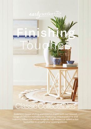 Early Settler catalogue in Melbourne VIC | Finishing Touches Classic Collectables | 14/02/2024 - 31/03/2025