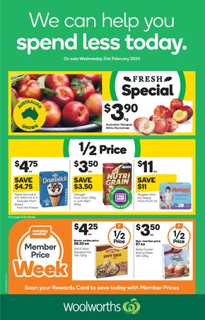 Groceries offers in Canberra ACT | Weekly Specials - 21/02 in Woolworths | 21/02/2024 - 27/02/2024